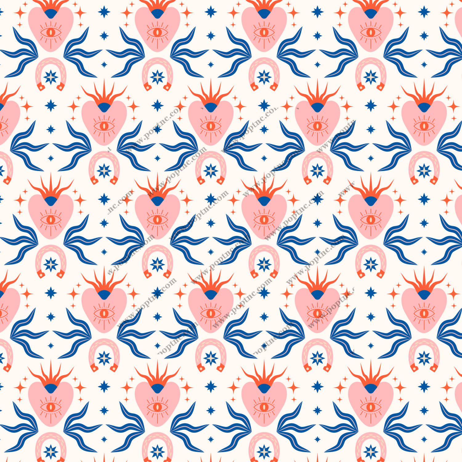 梦幻波西米亚风格服装印花面料设计