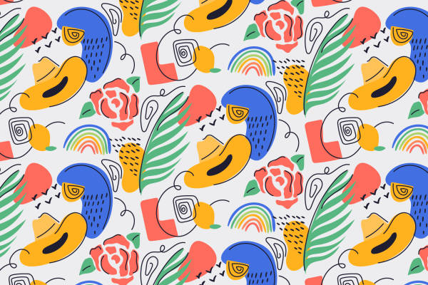 2023年夏季流行热带风情面料印花服装