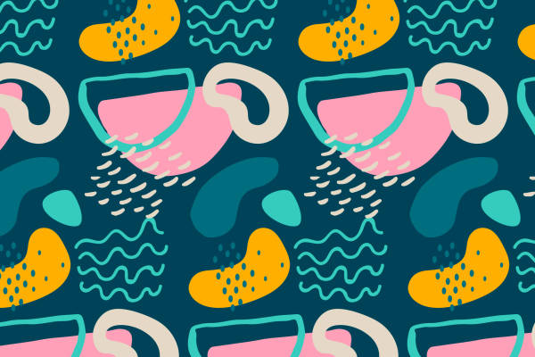 夏日清新泳池派对服装印花设计