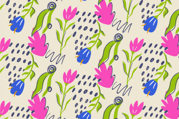 春意盎然的花卉面料印花 为服装增添自然之美