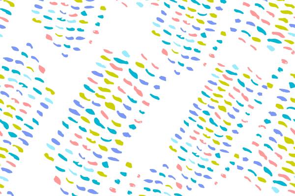 活力四射的多彩抽象图案服装印花面料设计