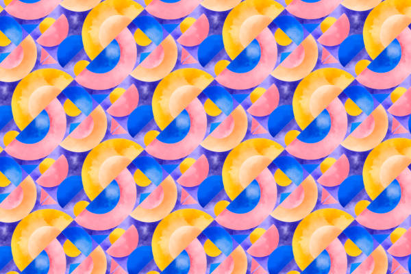 梦幻色彩交织的面料印花,点亮你的时尚服装