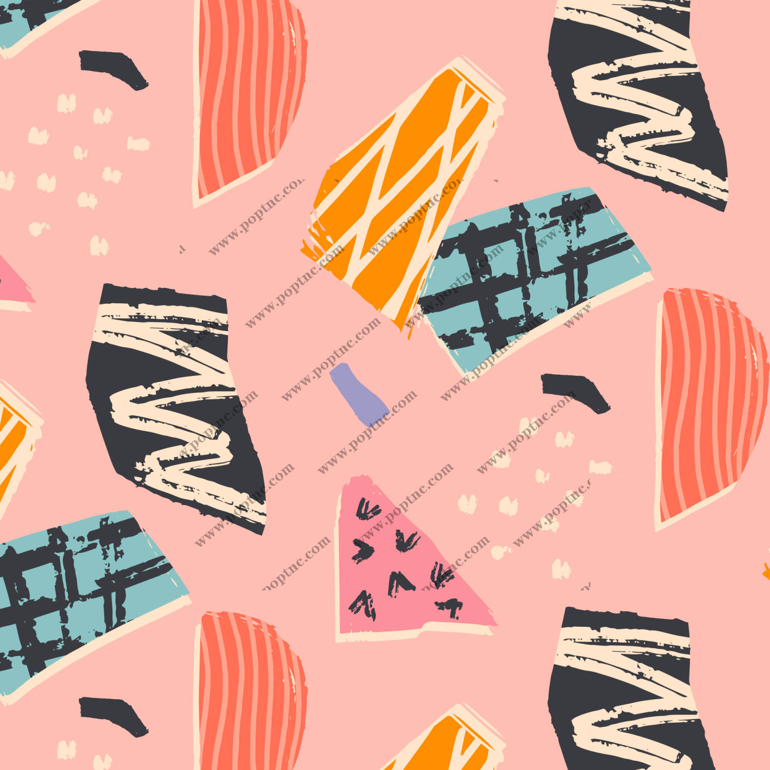 探索时尚新潮流:抽象艺术风格面料印花服装