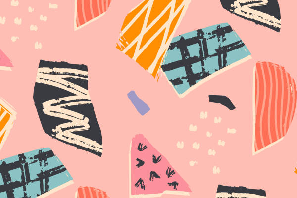 探索时尚新潮流:抽象艺术风格面料印花服装