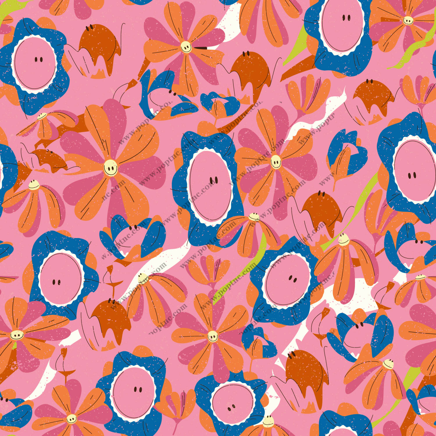 春日活力花卉面料印花,点亮你的服装印花时尚