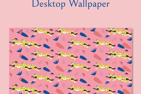 活力豹纹图案面料印花，打造时尚运动风格服装印花