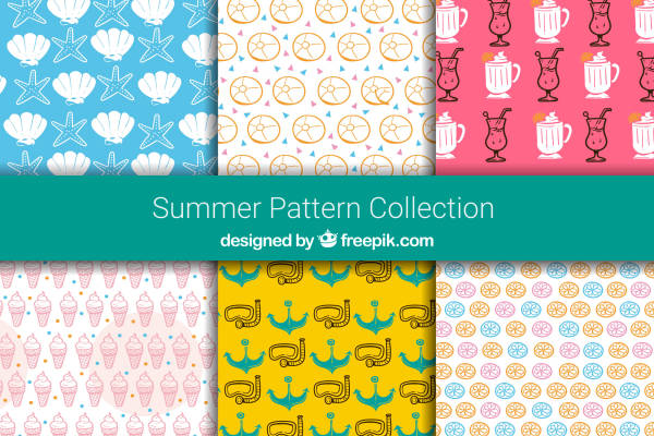 夏日风情服装印花面料图案设计，点亮你的夏日衣橱