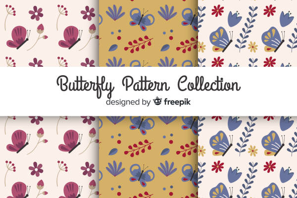 春季时尚必备：多彩蝴蝶与花卉面料印花服装