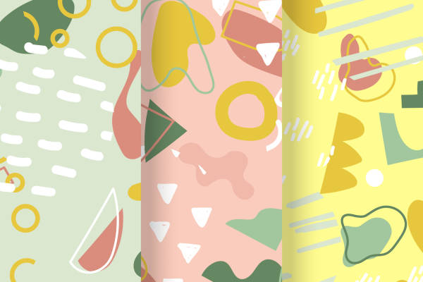 探索抽象艺术的魅力：多彩几何图案服装印花