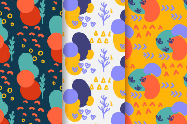 探索多彩世界：现代抽象几何服装印花面料设计