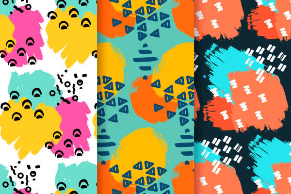 探索多彩抽象图案的面料印花,为服装增添活力