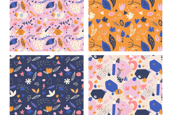 探索自然之美:多款面料印花与服装印花设计灵感