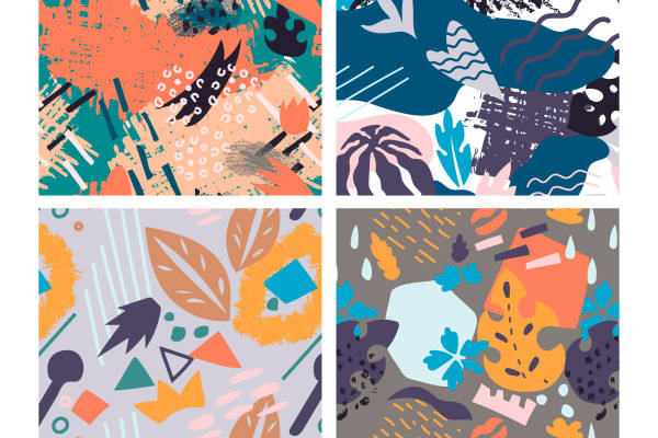 探索抽象艺术的魅力：多彩服装印花面料设计