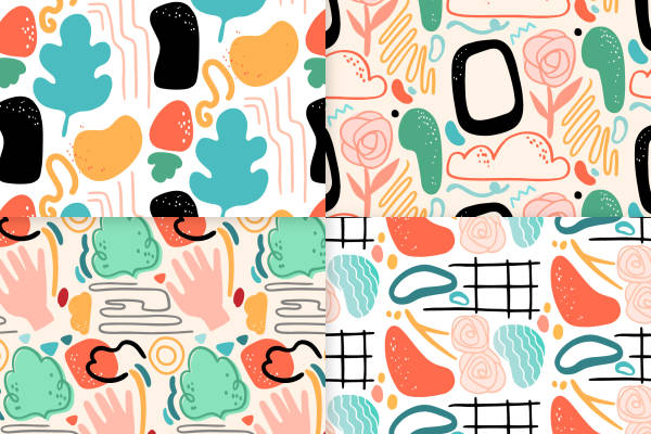 探索多彩抽象艺术风格面料印花，点亮你的服装印花设计