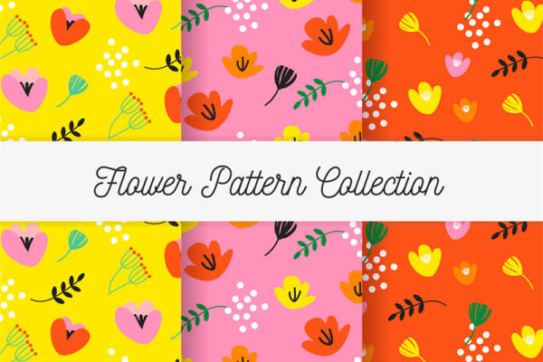 鲜艳花型纹理的服装面料印花设计