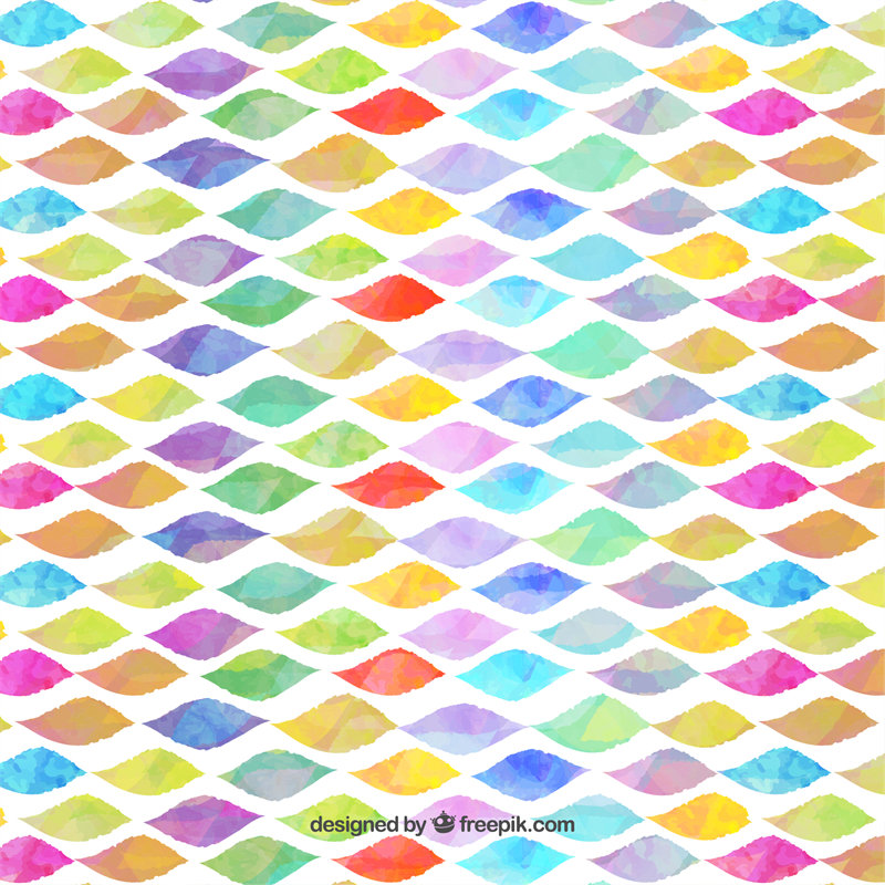 色彩斑斓波浪纹理面料印花,打造时尚个性服装