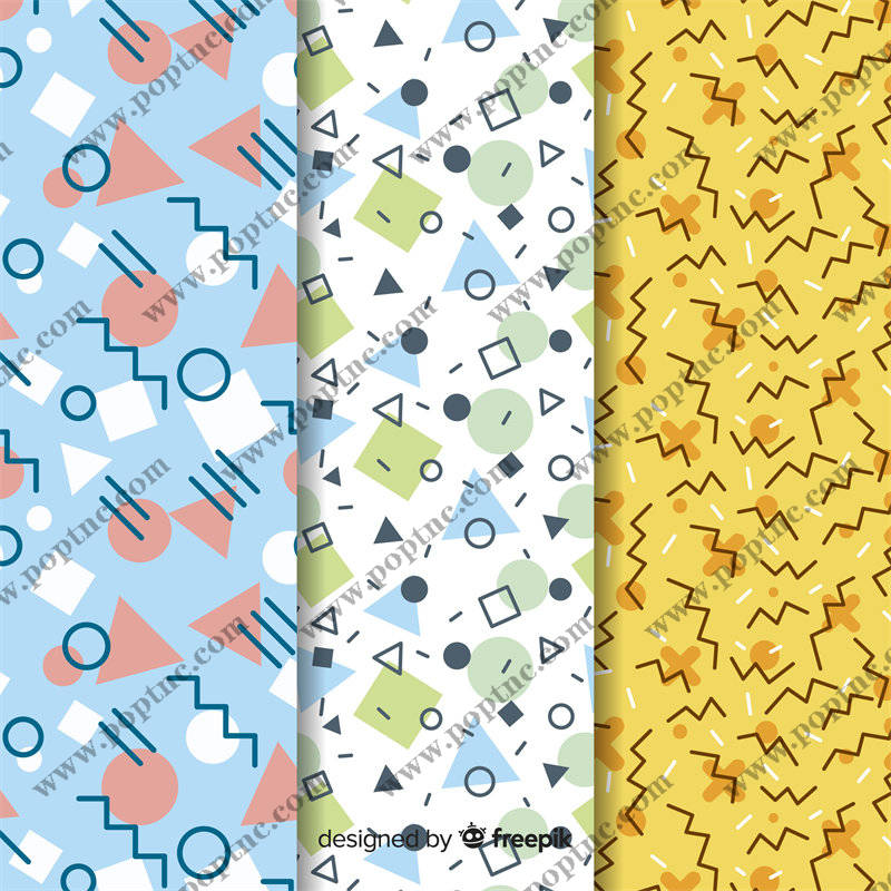 复古几何图案服装印花:时尚与经典完美结合