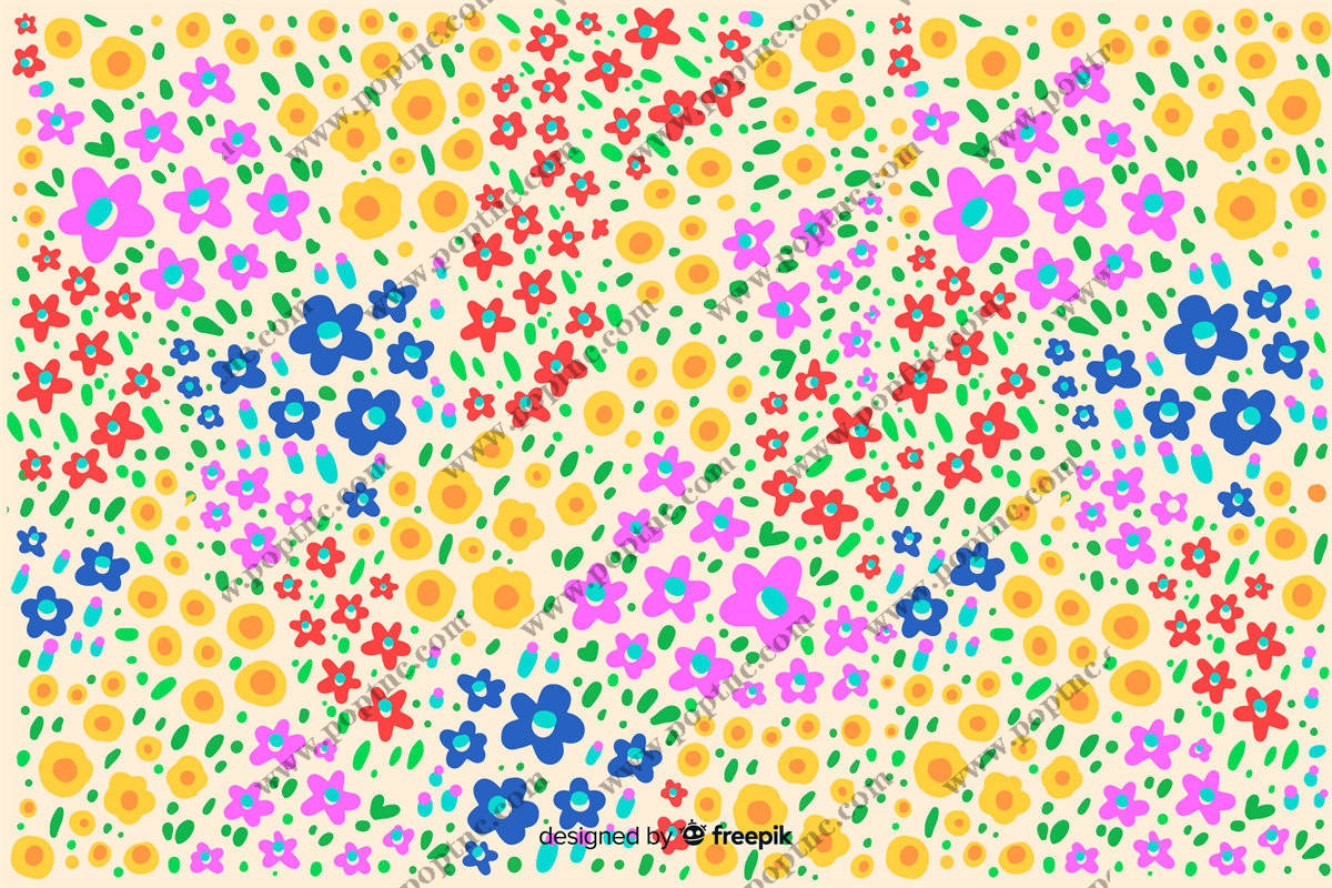 梦幻花语:彩色花卉面料印花设计,打造个性时尚服装