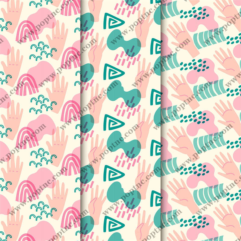 手绘抽象图案服装印花:时尚与艺术的完美结合