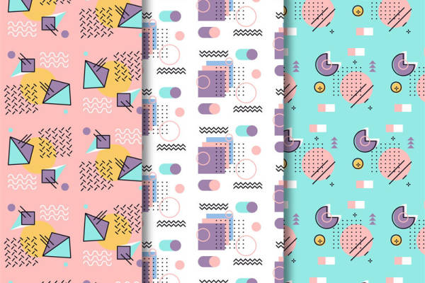 复古几何图案面料印花,打造个性服装