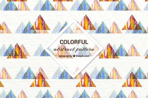 梦幻彩虹三角形面料印花:为你的服装增添一抹亮色