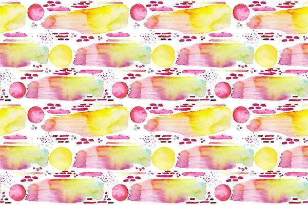 梦幻彩虹水彩点点面料印花：打造时尚个性服装