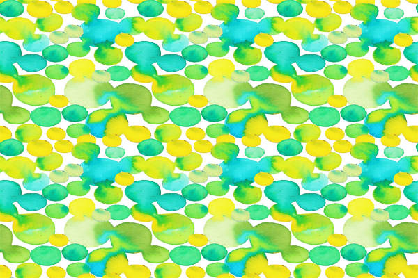 夏日清新水彩点点面料印花，打造个性时尚服装