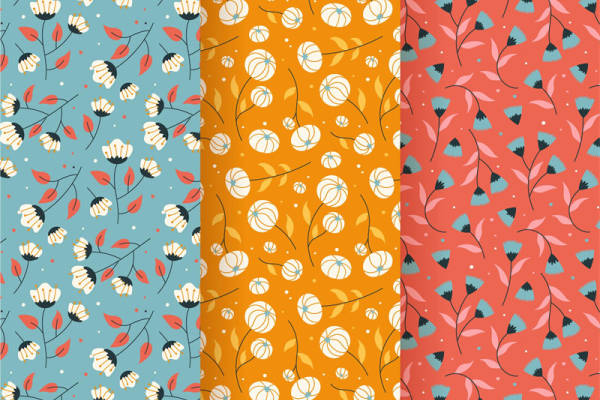 秋日花语：面料印花服装印花设计