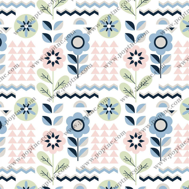 复古花卉面料印花,打造经典时尚服装