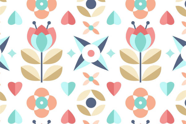 复古花卉图案服装印花:浪漫与优雅的完美结合