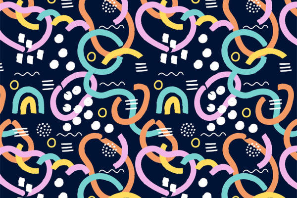 时尚潮流：多彩几何图案面料印花，打造个性服装