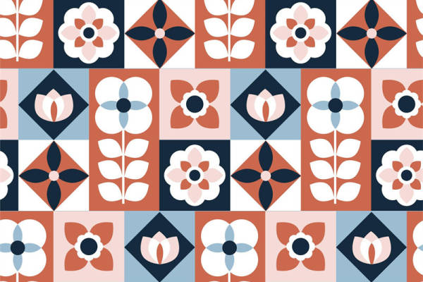 复古花卉拼接面料印花:打造个性化的服装设计