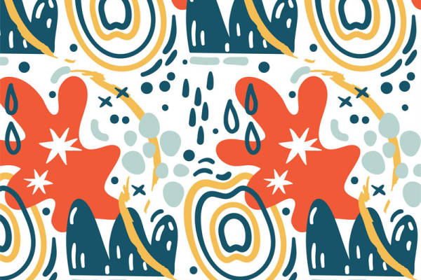 时尚面料印花:抽象艺术风格服装印花设计