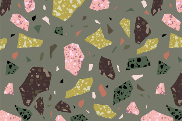 自然碎石纹理服装印花：独特设计与百搭风格