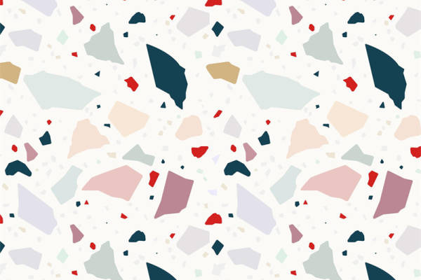 复古风彩石纹理服装印花：打造个性时尚