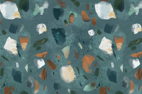 复古水彩斑驳纹理服装印花：展现个性的时尚选择