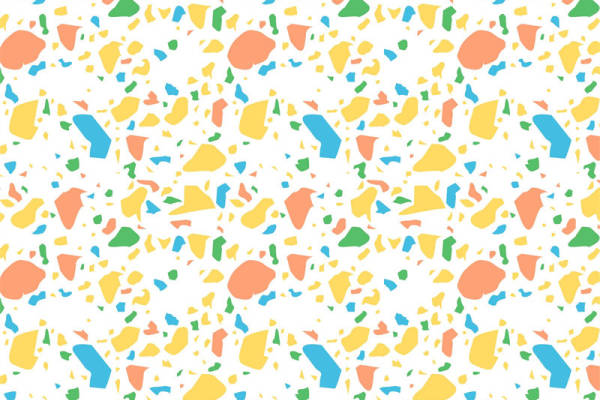 彩色碎石纹理面料印花：打造个性时尚服装