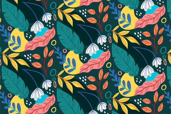 色彩斑斓的自然之花：面料印花与服装印花的完美结合