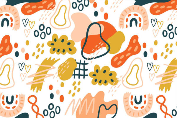 温暖抽象艺术:面料印花服装设计