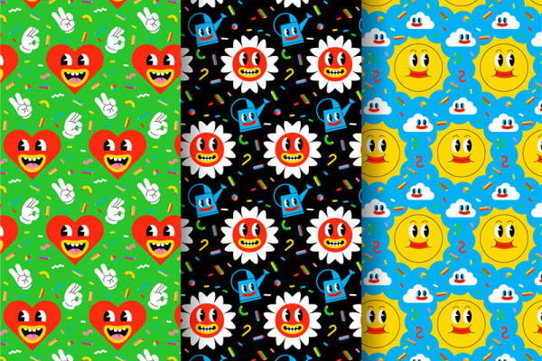 彩色花型纹理服装印花:时尚与童趣的完美结合