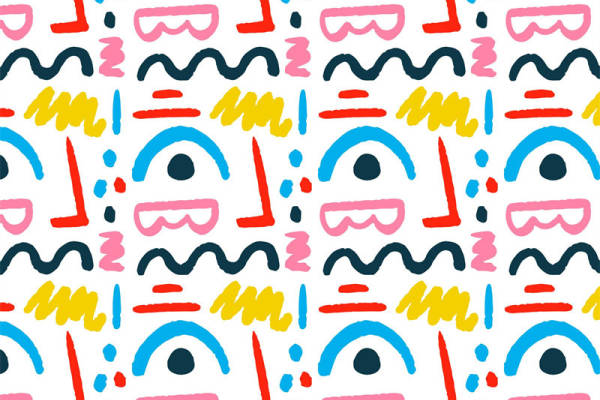 色彩斑斓的面料印花:可爱卡通风格服装印花设计