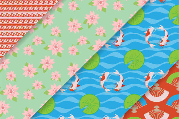 浪漫水乡风情:鲤鱼戏莲面料印花,打造夏日清新服装