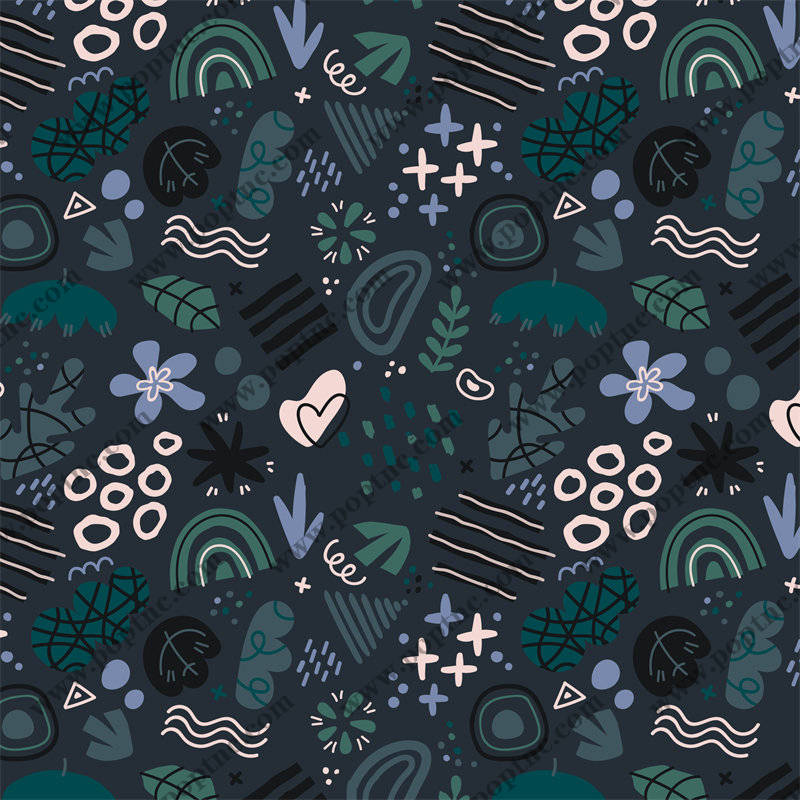 深邃森林系列服装印花:自然之美与现代设计的完美融合