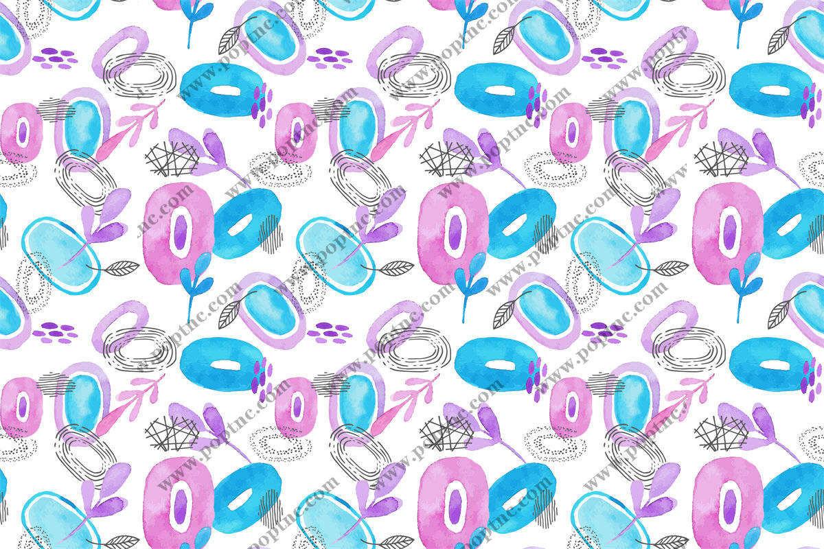 梦幻水彩花卉面料印花:打造温柔浪漫的服装