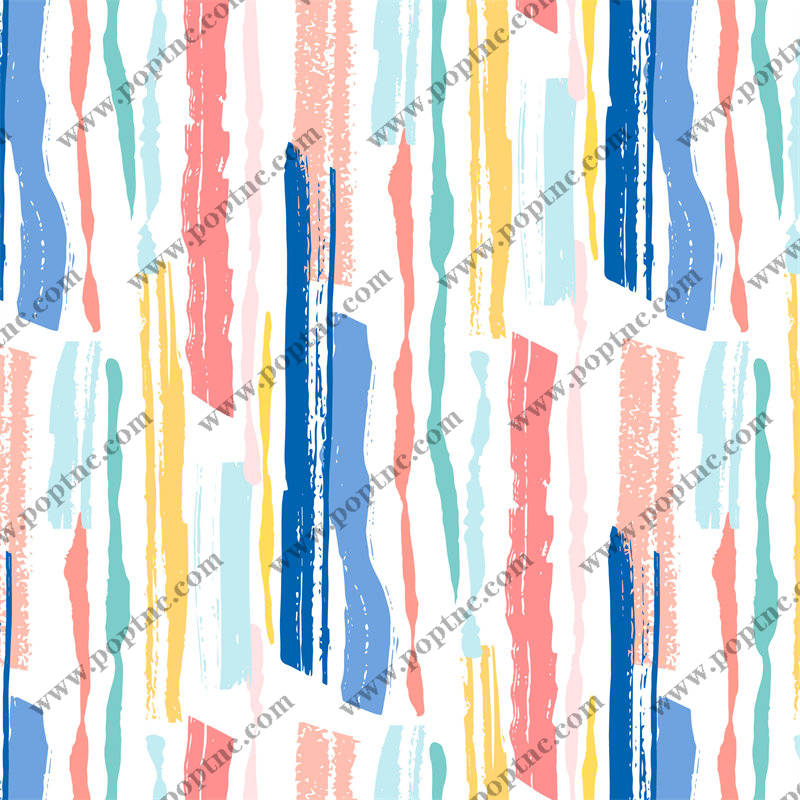 多彩抽象线条服装印花:时尚与艺术的完美结合