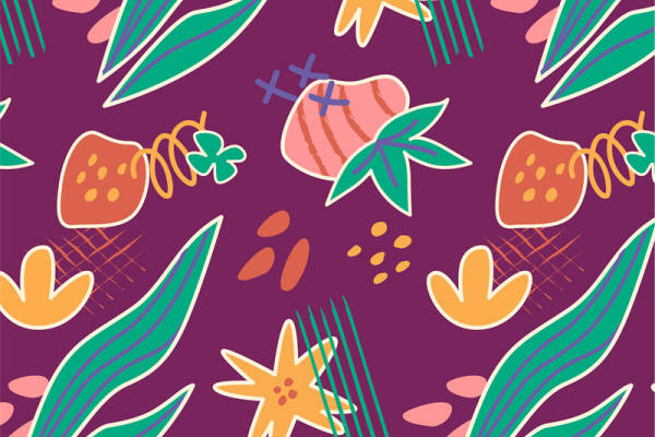 复古热带风情面料印花，打造个性时尚服装