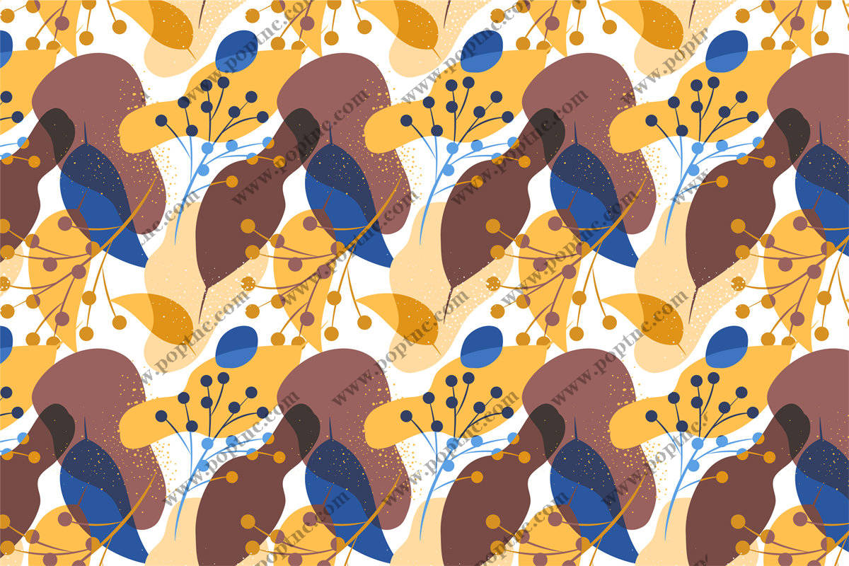 秋日暖阳:时尚面料印花设计,打造温暖舒适服装