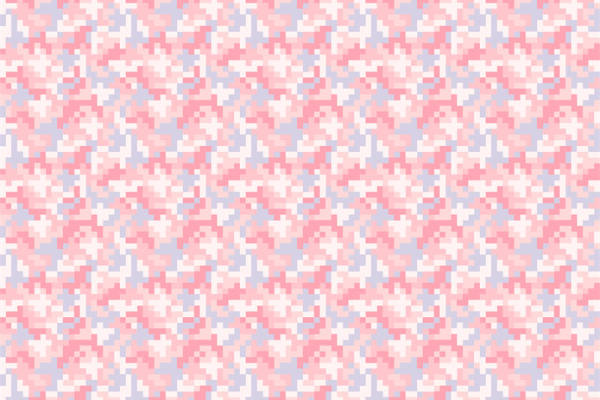 粉色迷彩面料印花，时尚百搭服装印花设计