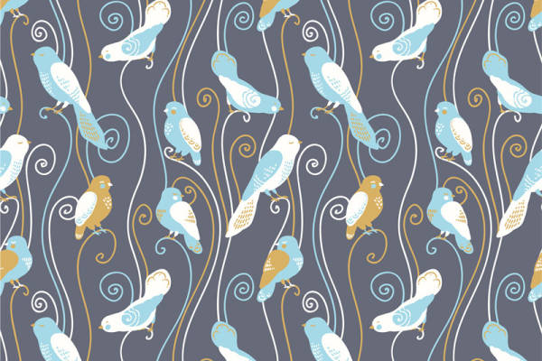 优雅鸟语:时尚面料印花设计,打造个性服装