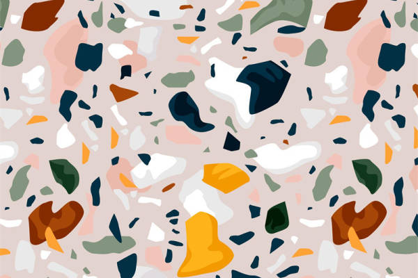 2023年新款抽象艺术面料印花，时尚服装印花设计